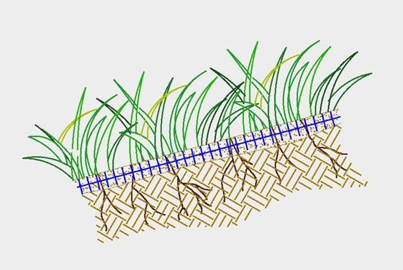 Geostuoia tridimensionale per il controllo dell'erosione Tenax Multimat