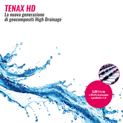 Geocomposito drenante High Drainage Tenax HD