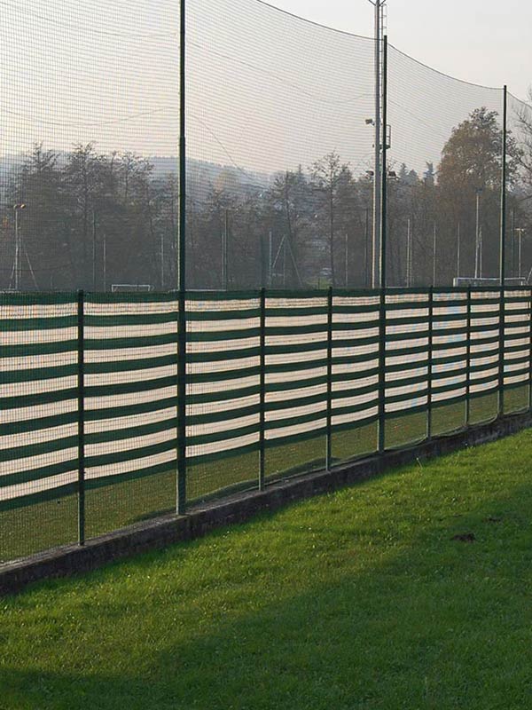 Sports ground screening nets