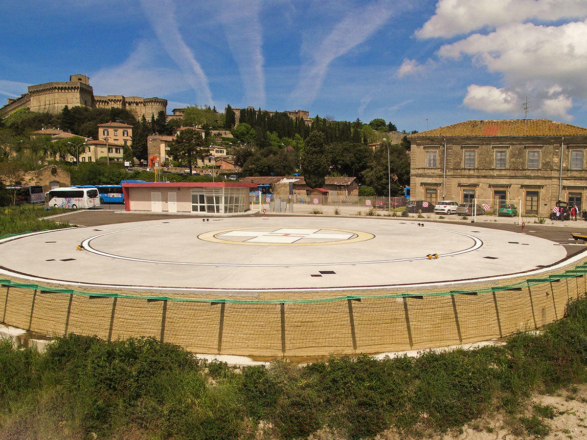 Muro a blocchi rinforzato con geogriglie Sistema Tenax T-Block