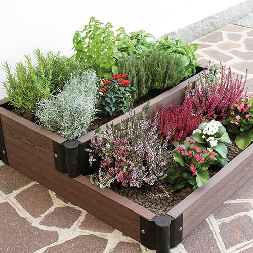 WPC FLOWER BED