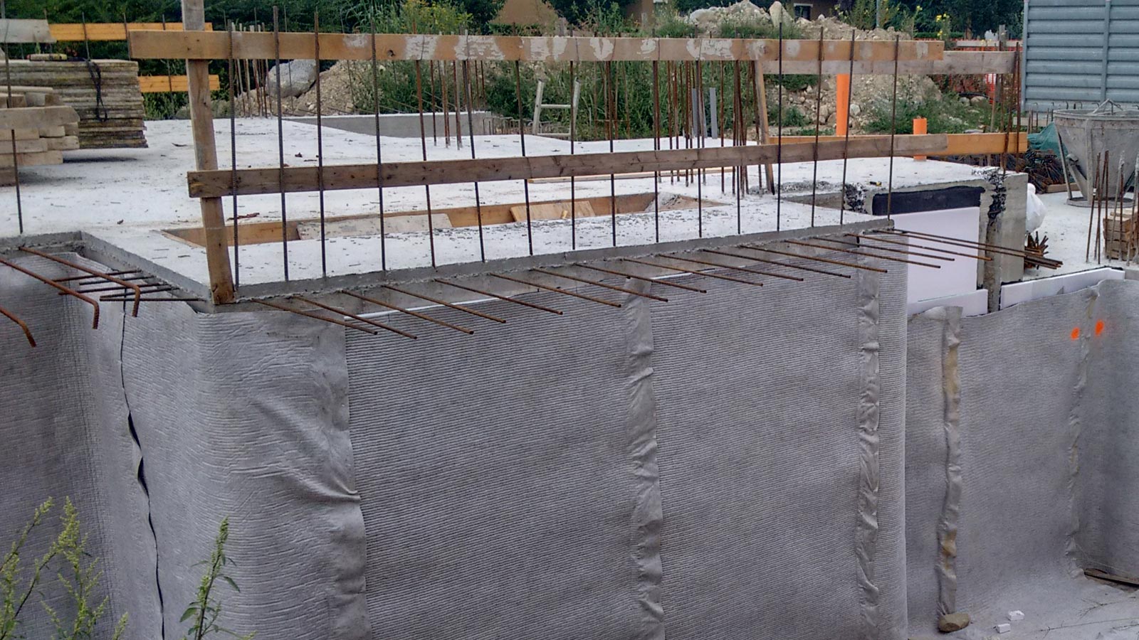 Geocomposito drenante DP1 - cantiere privato