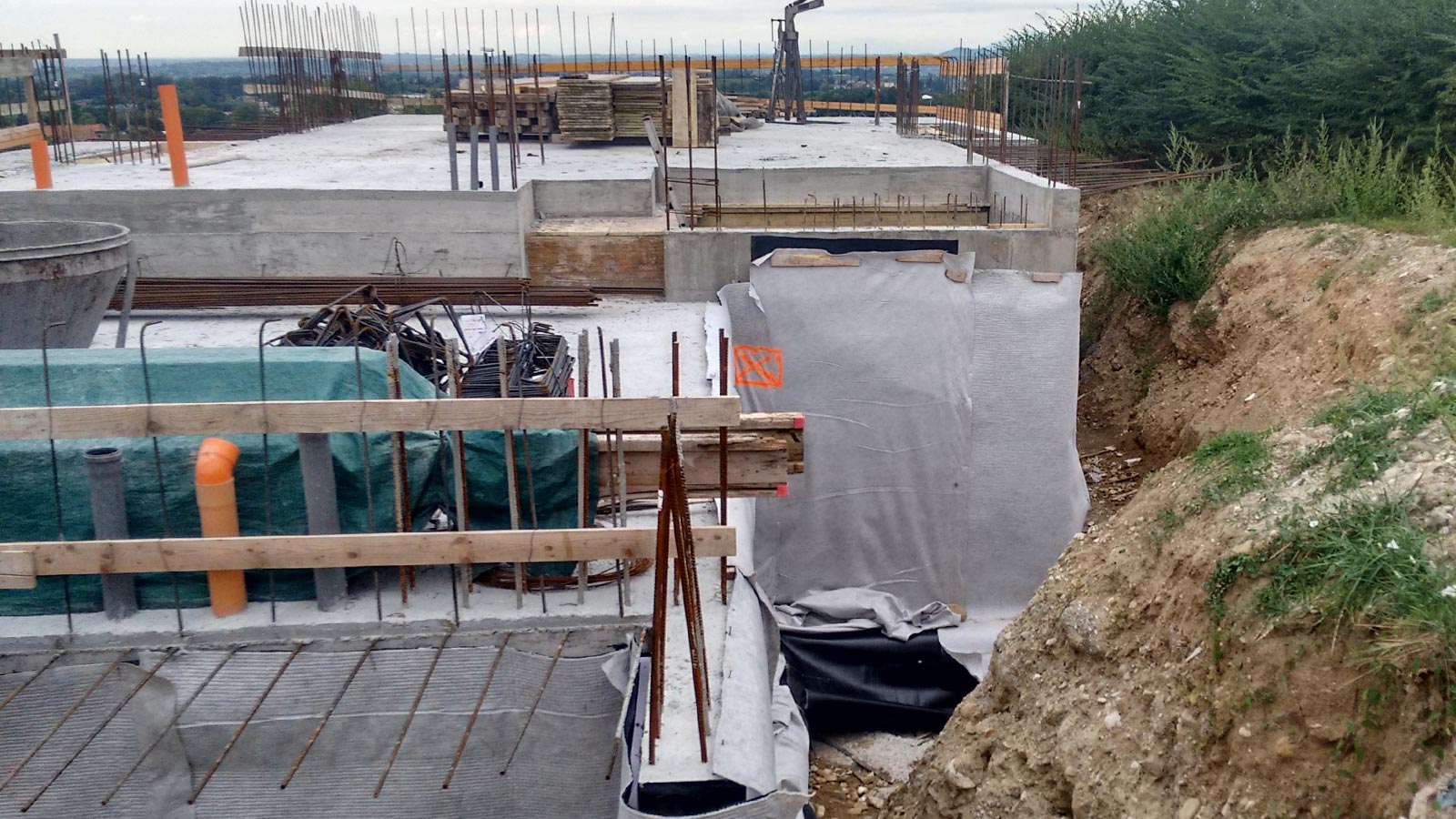 Geocomposito drenante DP1 - cantiere privato